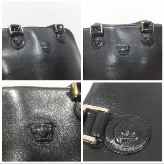 Beautiful Versace Black Satchel Handbag/Purse/Professional Bag - Picture 5 of 8